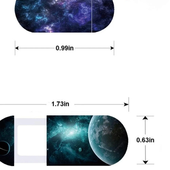 4 PIECES LAPTOP CAMERA COVER SLIDE - Picture 2 of 2